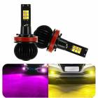 Ķ�⵱�� LED�ե������� �ե����饤�� led�Х�� 2���ڤ��ؤ�  ����/�ѡ��ץ�  DC12V����  2�ĥ��å� 1ǯ�ݾ��դ� H1/H3/H7/H8/H11/H27/HB3/HB4