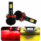 Ķ�⵱�� LED�ե������� �ե����饤�� led�Х��  2���ڤ��ؤ�  ����/��å�  DC12V����  2�ĥ��å� 1ǯ�ݾ��դ� H1/H3/H7/H8/H11/H27/HB3/HB4