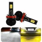 Ķ�⵱�� LED�ե������� �ե����饤�� led�Х�� 2���ڤ��ؤ�  ����/�ۥ磻��  DC12V����  2�ĥ��å� 1ǯ�ݾ��դ� H1/H3/H7/H8/H11/H27/HB3/HB4