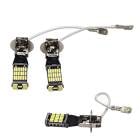 �⵱�ٿ�����H3�إåȥ饤��12V  LED�Х�� 45smd �ե������ס��ơ������ �����󥫡��饤�ȡ��ɥ饤�ӥ󥰥饤�� ����󥻥顼�� ���ۥ磻�ȡ�2�ĥ��å�6000K-6500K