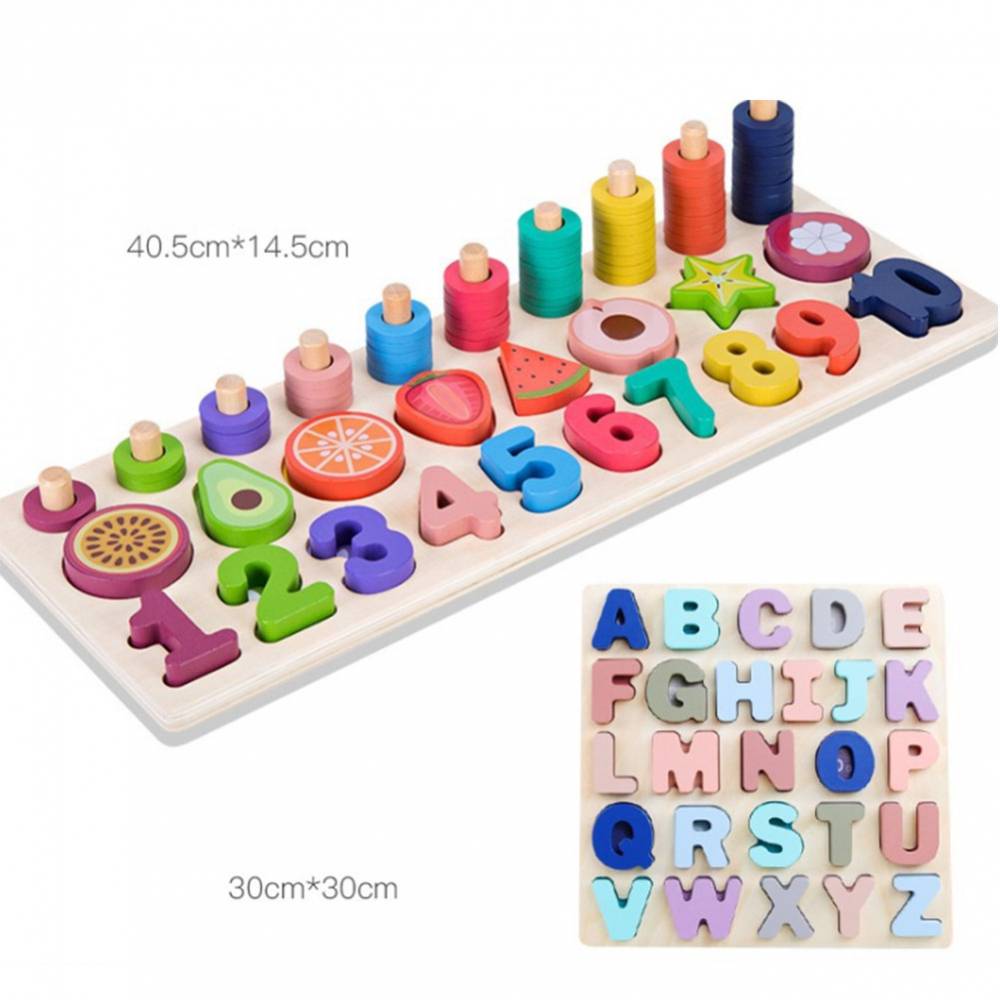 プチプラおもちゃ 玩具 パズル 積み木 知育玩具 数字 英語 ゲーム 型