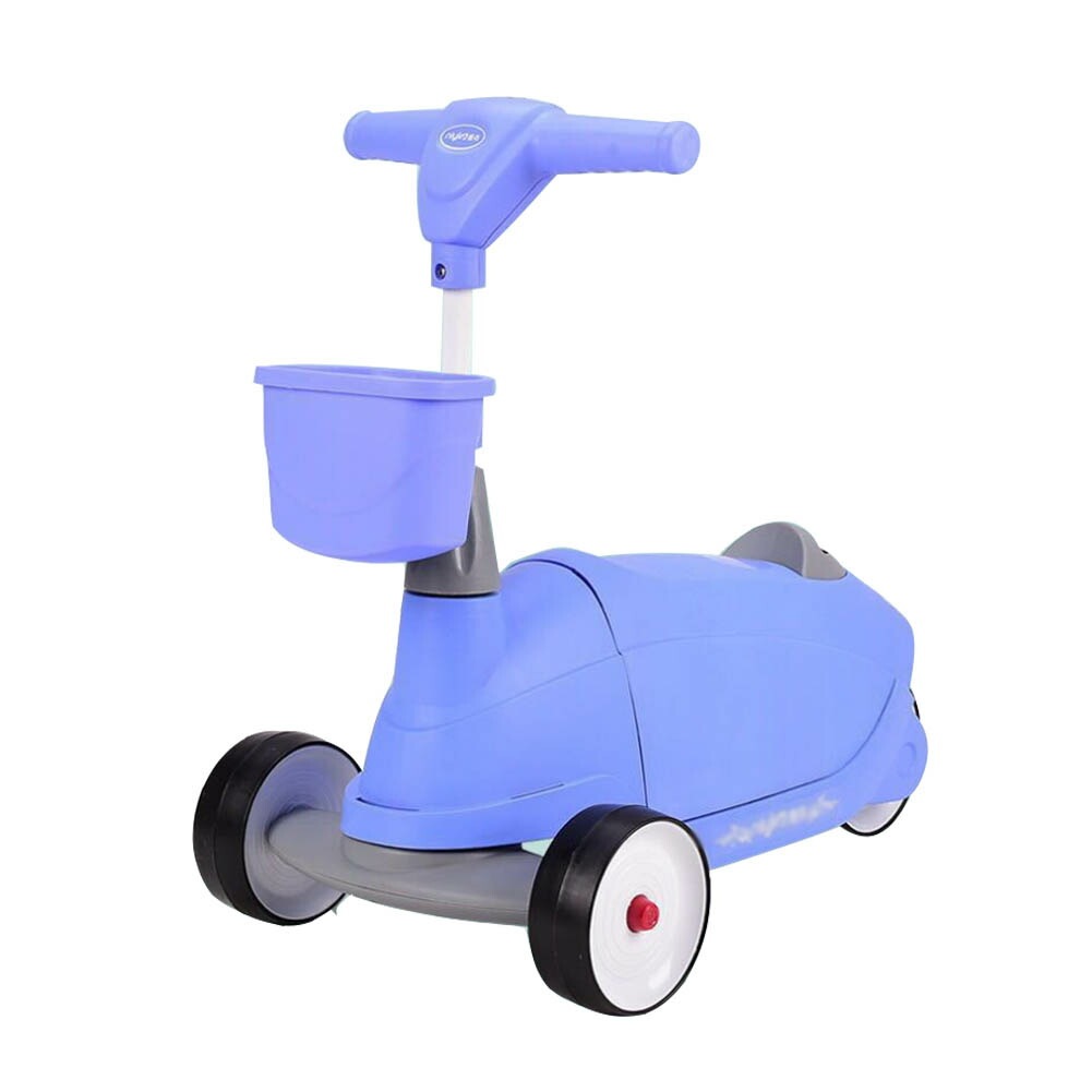 プチプラキックボード キックバイク 三輪車 2in1 ペダルなし自転車 