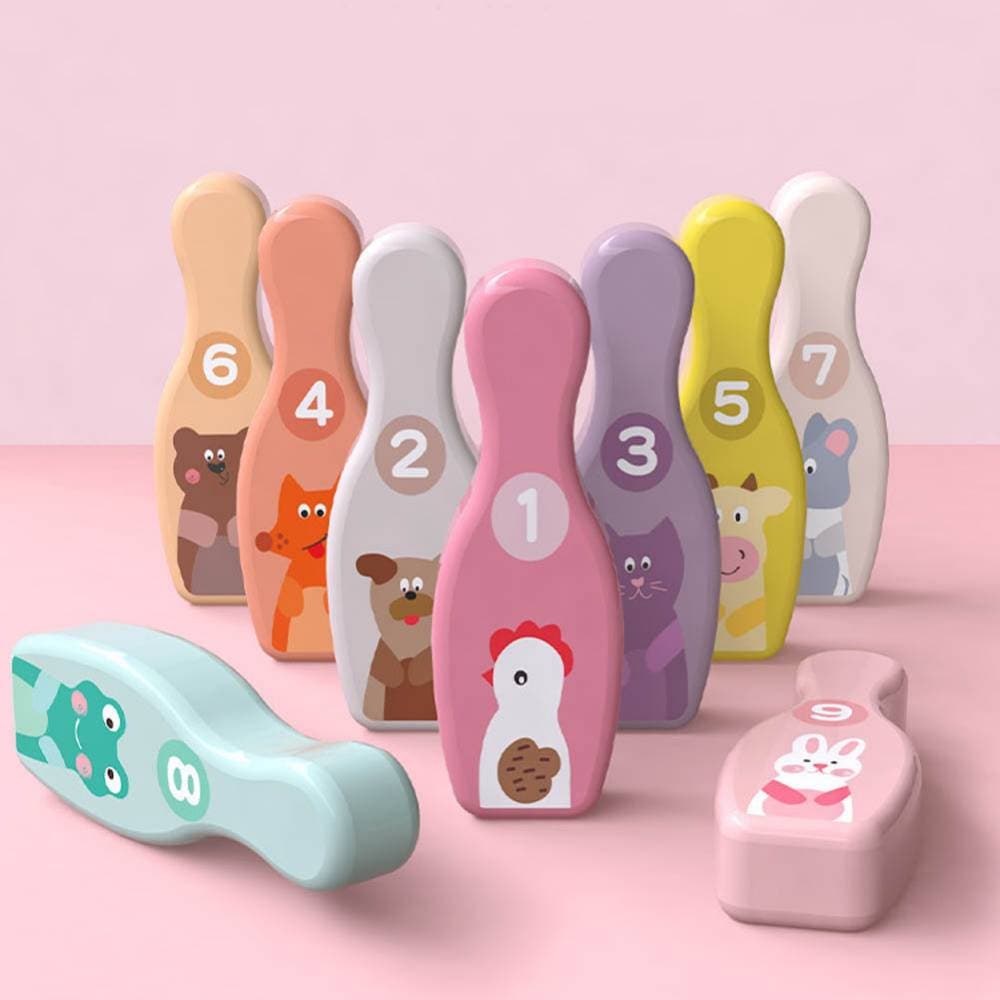 Mölkky 木製ボウリングセット Amazon.co.jp: CORPER TOYS 木製おもちゃ ボーリングおもちゃ