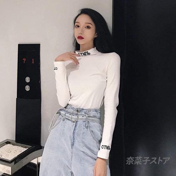 【新品】GFORE レディース ハイネックシャツ 白・M G/FORE韓国ジーフォアレディースハイネック sizeL ホワイト