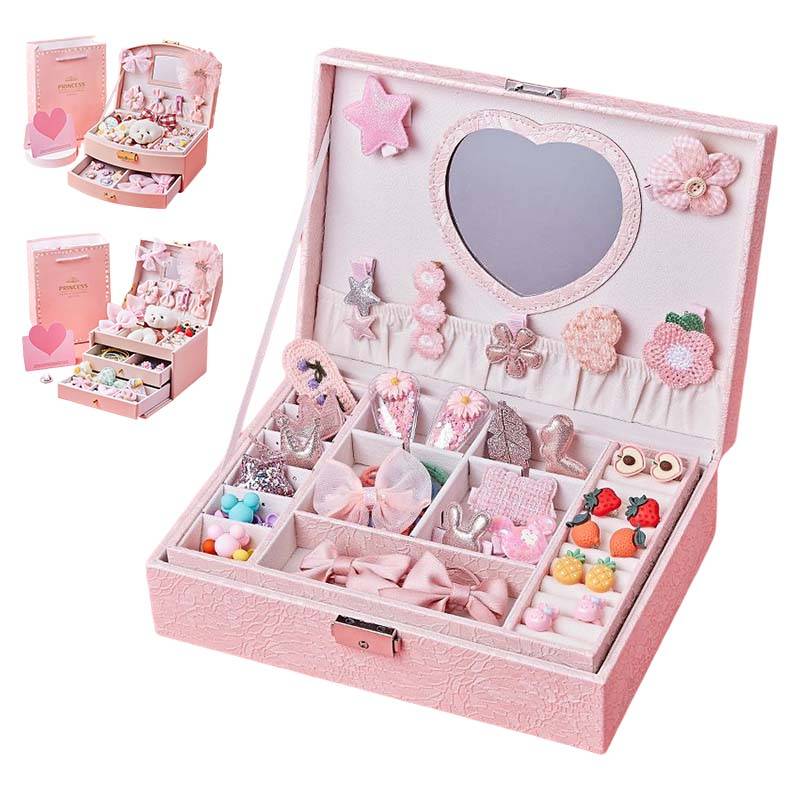 プチプラジュエリーボックス キッズ 宝石箱 バスケット 収納ボックス