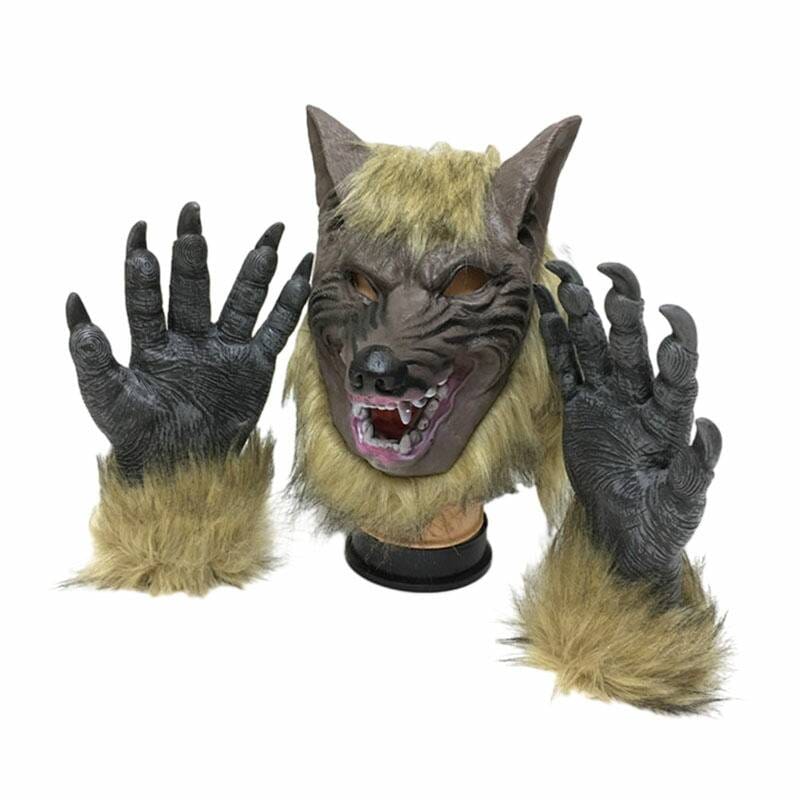 プチプラ仮装 コスプレ用 オオカミマスク 狼 お面 動物 アニマル 仮面