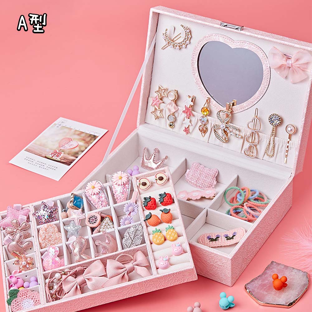 宝石箱 牧歌的なスタイルのジュエリーボックス 収納バスケット 