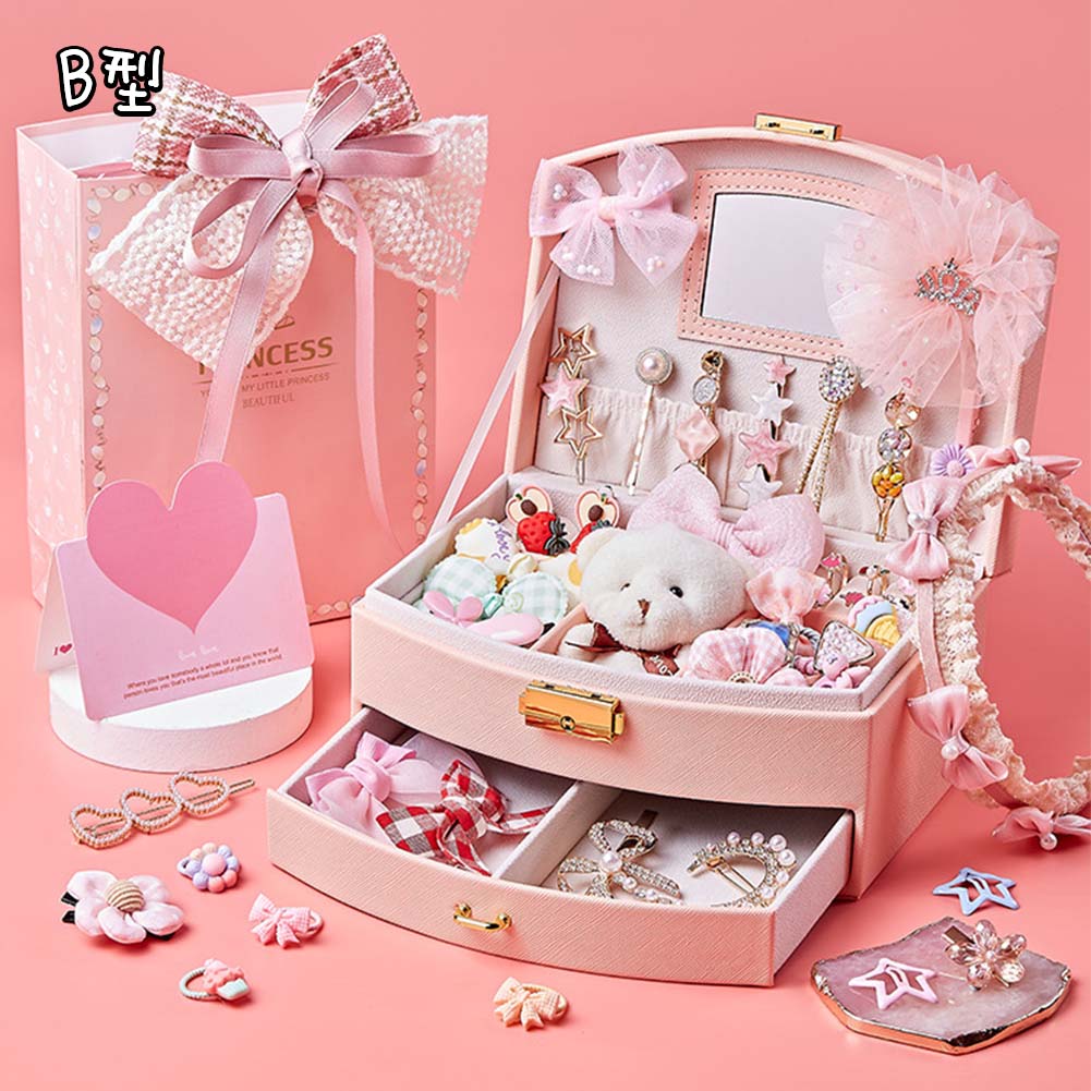 丸太アクセサリーケース アクセサリー収納ボックス プリンセスボックス