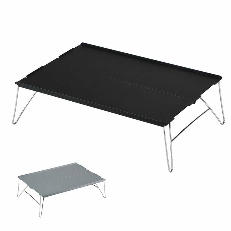 プチプラアウトドア テーブル キャンプ用品 ミニテーブル アルミ