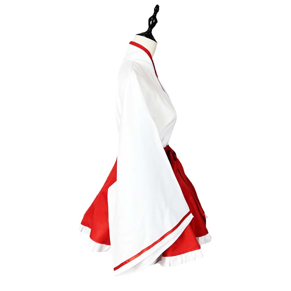 プチプラ巫女 コスプレ 衣装 ハロウィン 女狐 和装 仮面付イベント