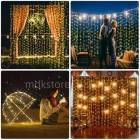 ����ߥ͡������饤�� ���奨�꡼�饤�� 200LED�ŵ�3M*2M �����ƥ�饤�� USB�� ���Ⲱ�����Ѳ�ǽ LED ���ꥹ�ޥ��饤�� 8��������إ⡼�� ��⥳���դ� ���ꥹ�ޥ�/�뺧��/������/�ѡ��ƥ���/�ر��/��/����/��ϩ������
