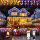 LED����ߥ͡������饤���ȷ� �����ƥ�饤�� �Ĥ��饤�� 10m 400�� ���ȥ�󥰥饤�� ����ƥꥢ�饤�� ���ꥹ�ޥ� ���� �ɿ� �����б� 8�������⡼��