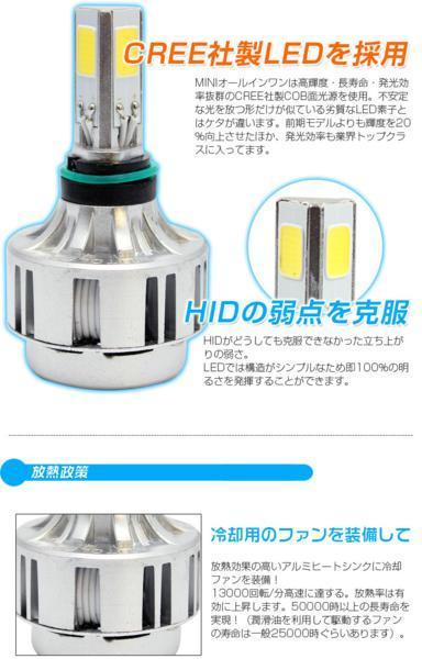 �軰�� 32W�ǿ���ǥ�3000LM �����߷� MiNi �Х�����LED�إåɥ饤��6000K  H4 H4R1 PH7 PH8 H/L ��ѥե�����¢��ǥ� 1ǯ�ݾڡ�