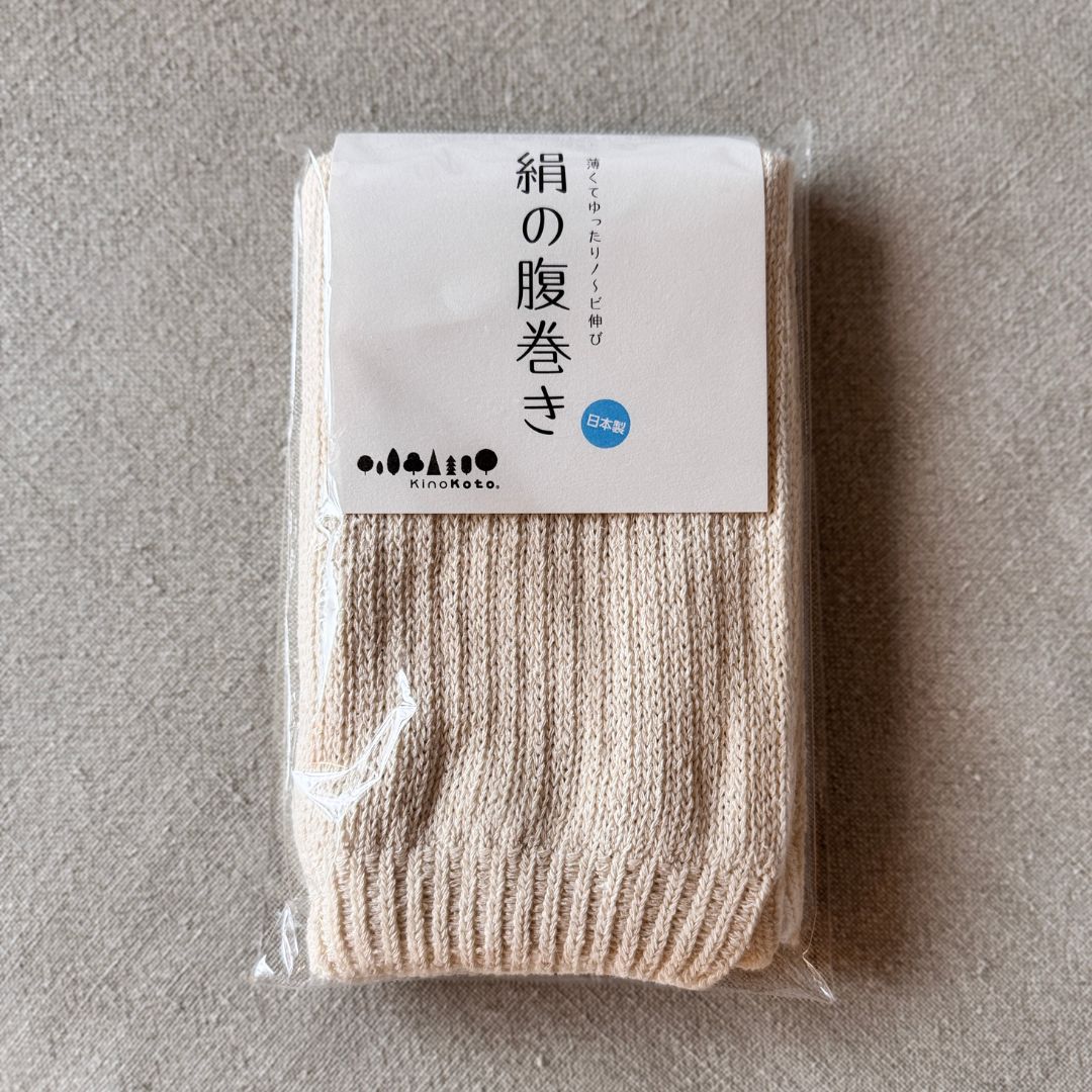 天然シルクでお腹から全身を温める！温活にピッタリ！一年中着用できる