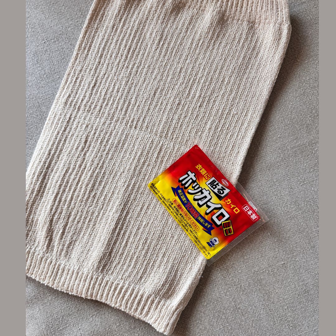 天然シルクでお腹から全身を温める！温活にピッタリ！一年中着用できる