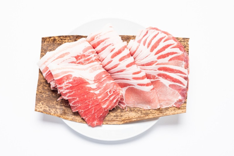 琉球長寿豚 ロース・バラしゃぶしゃぶ用 計1kg(各500g 5～6人前）/豚肉専用オリジナルブレンド塩付き