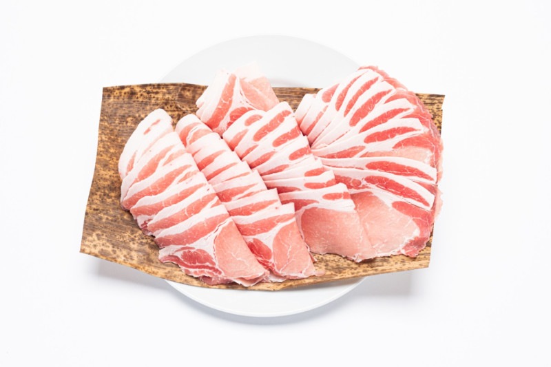 琉球長寿豚 ロースしゃぶしゃぶ用 1kg（500g2個入 5～6人前）/豚肉専用オリジナルブレンド塩付き