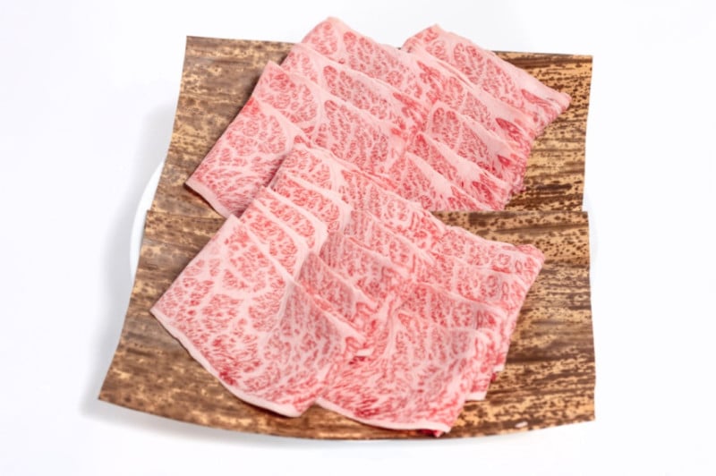 沖縄県産 黒毛和牛 ザブトン薄切り 1kg（500g2個入 5～6人前）/牛肉専用オリジナル塩付き