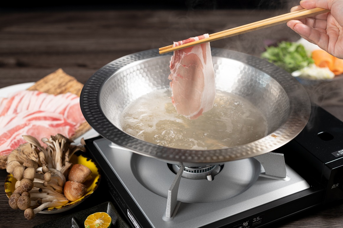 琉球長寿豚 ロース・バラしゃぶしゃぶ用 計1kg(各500g 5～6人前）/豚肉専用オリジナルブレンド塩付き