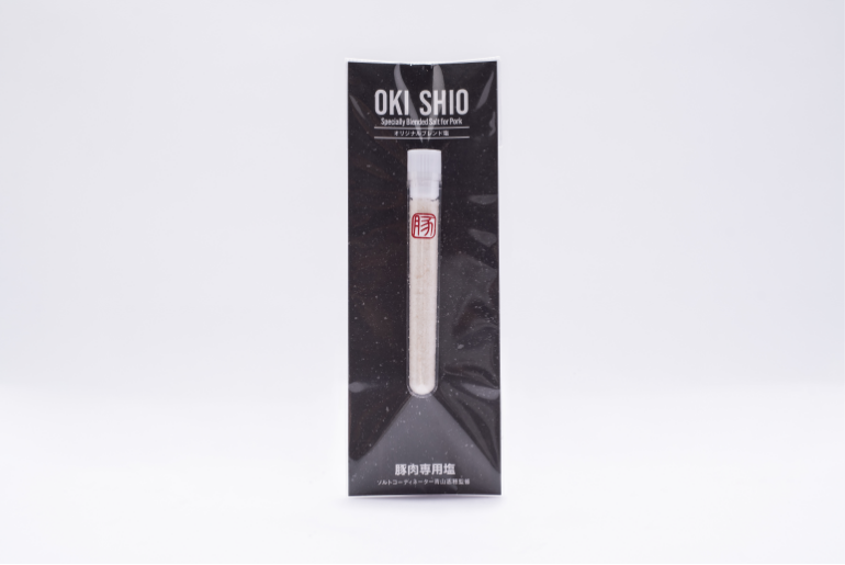 琉球長寿豚 バラ焼肉用 1kg（500g2個入 5～6人前）/豚肉専用オリジナルブレンド塩付き