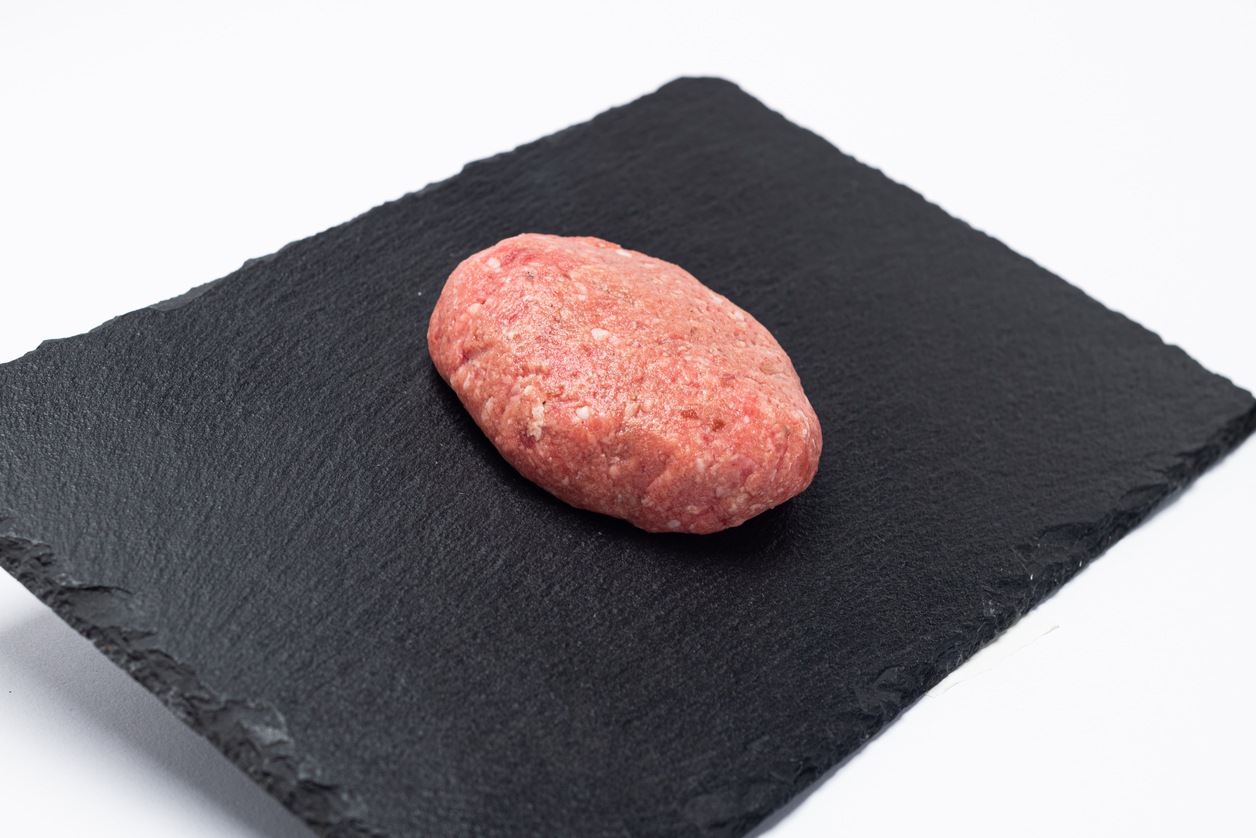 【セット】沖縄県産 黒毛和牛 塩ハンバーグ2個と琉球長寿豚 バラ焼き肉500g　各専用塩付き　