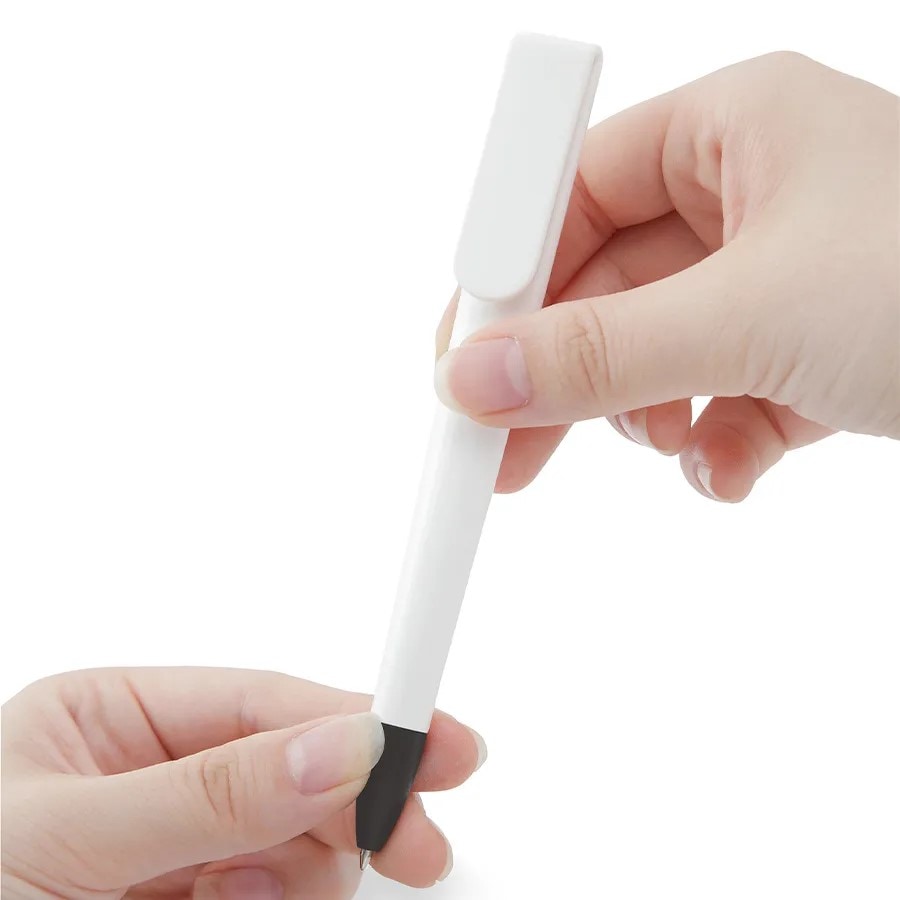 ラペルボールペン【イエロー】(再生ABS)