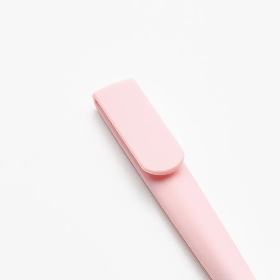 ラペルボールペン【チャコールブラック】（再生ABS）