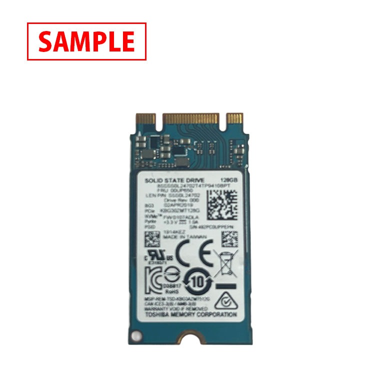 東芝 TOSHIBA M.2 SSD 128GB NVMe B+M Key 2242(42mm) 中古内蔵SSD