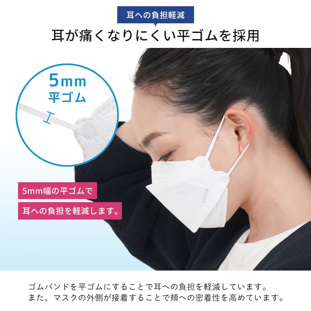 Aeras アエラス マスク MCH-A153 50枚 kf94 大人用 不織布  立体 3Dマスク 花粉 風邪 飛沫 ウイルス  韓国製 韓国マスク