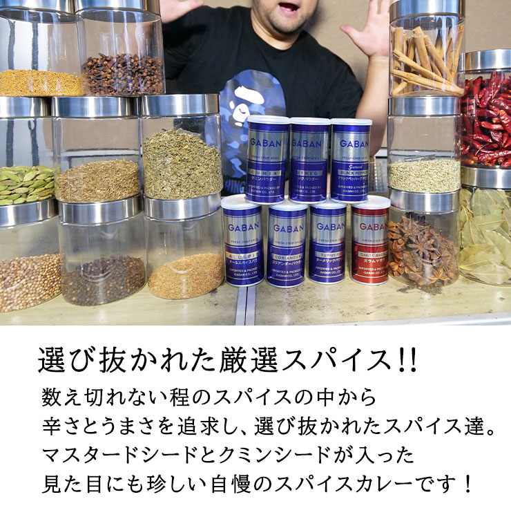 【4食入り】こみちんカレー辛口<br>2024年7月中旬発送分