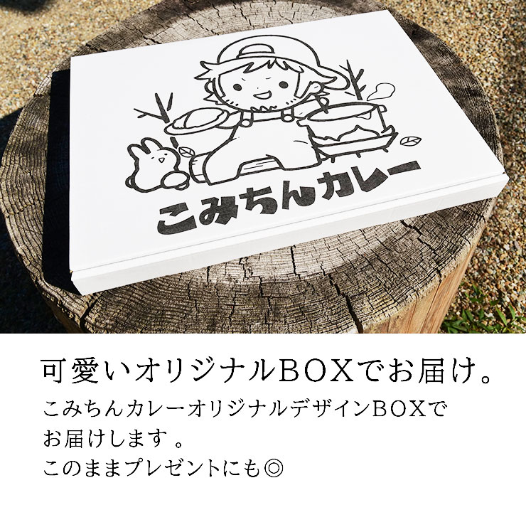 【4食入り】こみちんカレー辛口<br>2024年7月中旬発送分