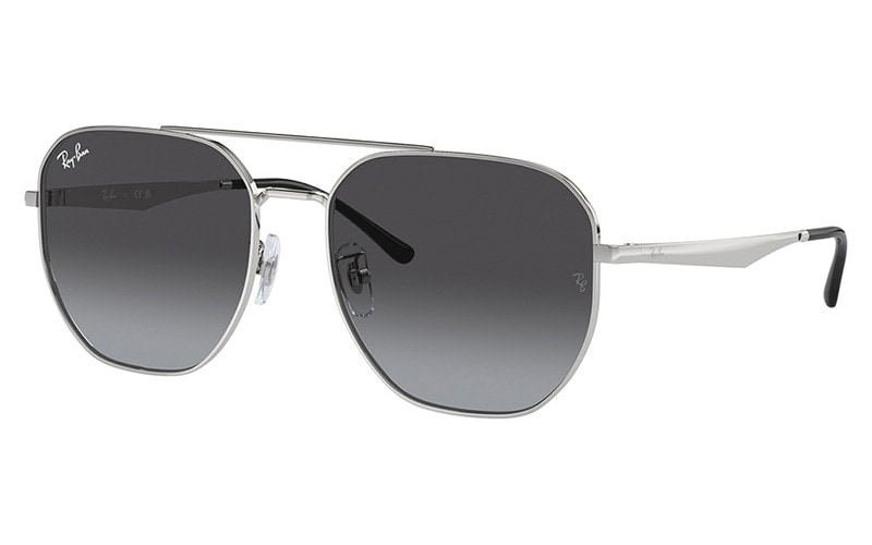 RB3724D 003/8G 59 レイバン Ray-Ban サングラス アジアンフィット ダブルブリッジ ティアドロップタイプ ラウンド メタル