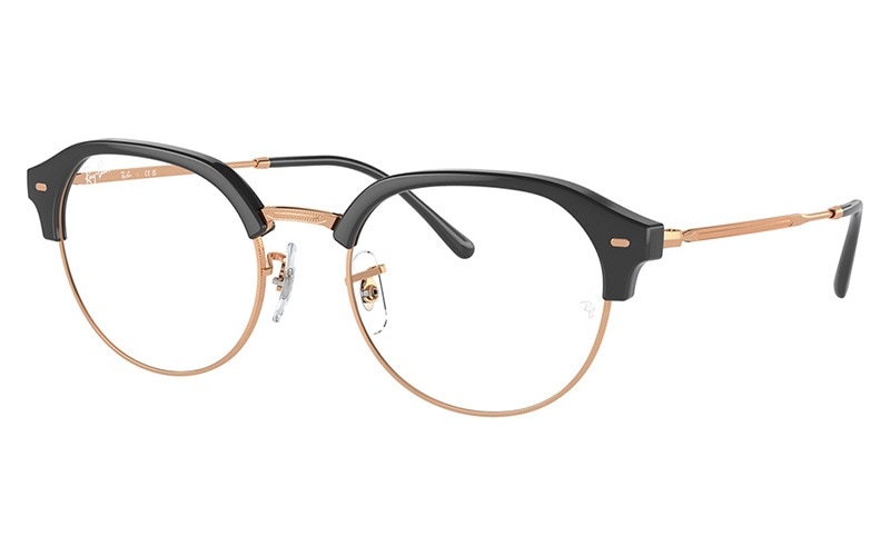 レイバン RayBan メガネフレーム RX7229 2012 53mm ゴールド/ハバナ RX7229 8322 51 レイバン Ray-Ban メガネフレーム Clubmaster slim