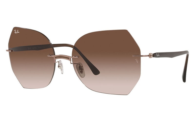 RB8065 155/13 62 レイバン Ray-Ban サングラス ツーポイント リムレス バタフライ 軽量|商品検索
