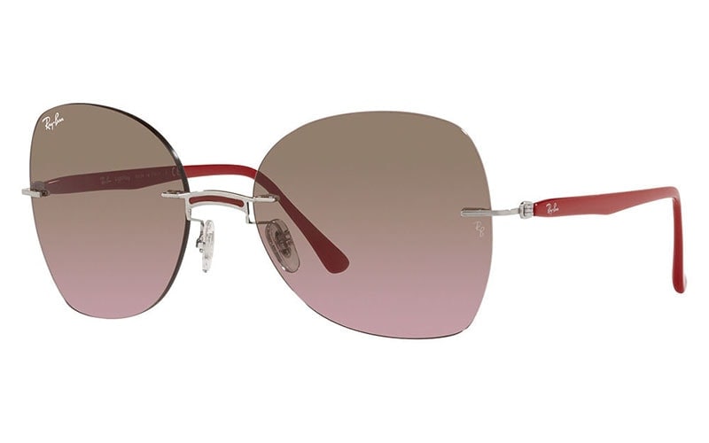RB8066 003/14 58 レイバン Ray-Ban サングラス ツーポイント リムレス パイロット バタフライ 軽量|商品検索