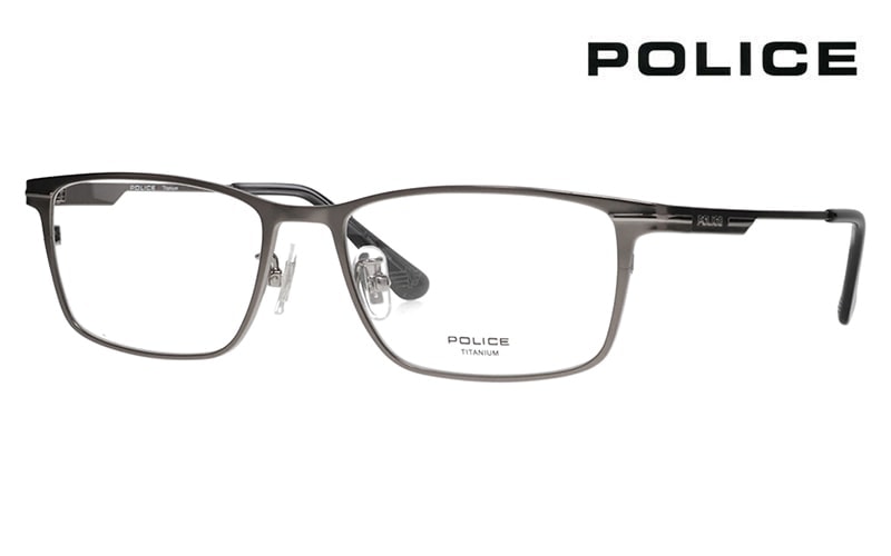VPLM44J 0627 54 ポリス POLICE 2024年モデル スクエア チタン メンズ