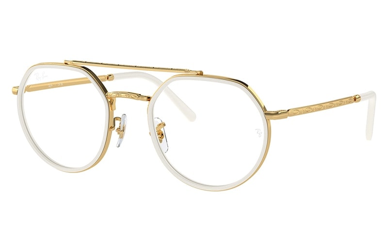 美品 RayBan レイバン ダブルブリッジ ゴールド 伊達 メガネ サングラス RX3765V 2500 49 Ray-Ban レイバン メタル ダブルブリッジ | 商品検索