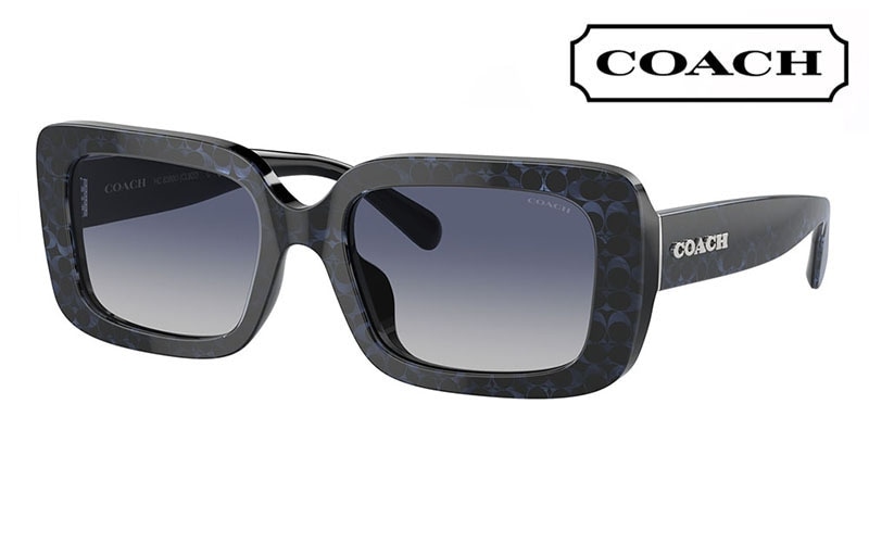 HC8380U 57654L 54 コーチ COACH サングラス レクタングル セル ユニバーサルフィット 