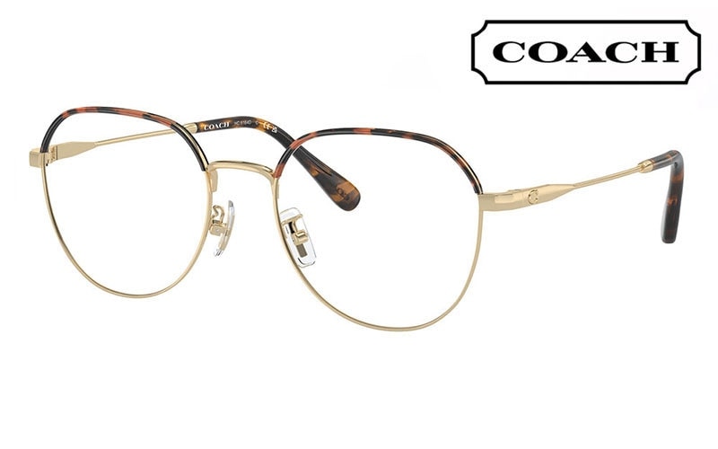 COACH■コーチ ラウンド チタン メガネ HC5190■大人気/正規品 COACH コーチ HC5173TD 9005 49 OPTICS 伊達眼鏡 メガネフレーム