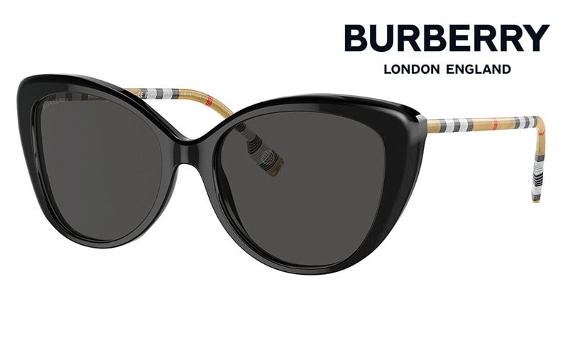 BE4407F 385387 54 BURBERRY バーバリー キャットアイ  ローブリッジフィット セル レディース