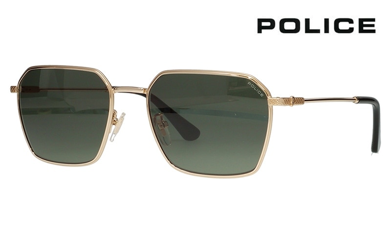 SPLL84 0300 56 ポリス POLICE  サングラス グローバルモデル スクエア バネ丁番 OCTANE 2024年モデル