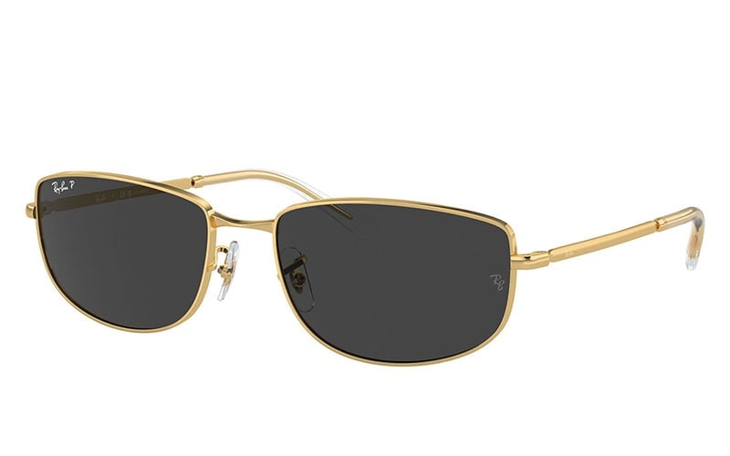 Ray-Ban サングラス RB3232 偏光レンズ メタルフレームイエロー系 RB3732 001/48 59 Ray-Ban スクエア ユニセックス メタル 偏光 | 商品