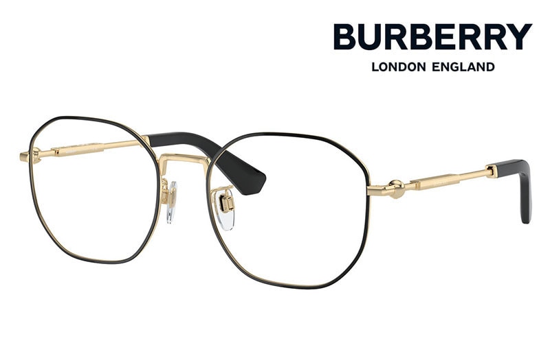 関税・送料込み*BURBERRY*アジアンフィット B ロゴ メガネ BE1387D 1326 56 バーバリー メガネ 眼鏡 メンズ アジアン