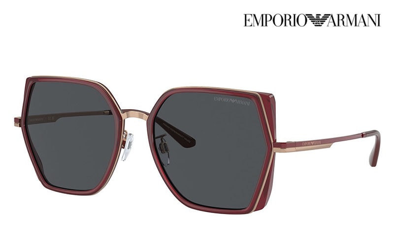 EA2142D 333487 56 EMPORIO ARMANI エンポリオアルマーニ サングラス スクエア アジアンフィット レディース 　|商品検索