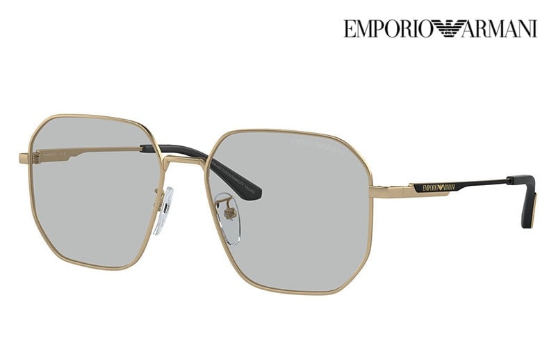 EA2154D 300287 57 EMPORIO ARMANI エンポリオアルマーニ サングラス パイロット アジアンフィット メンズ 　