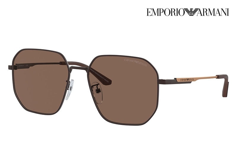 EA2154D 320173 57 EMPORIO ARMANI エンポリオアルマーニ サングラス パイロット アジアンフィット メンズ 　