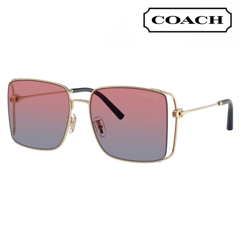HC7174D 90050Q 59 コーチ COACH サングラス スクエア メタル アジアンデザイン レディース|商品検索