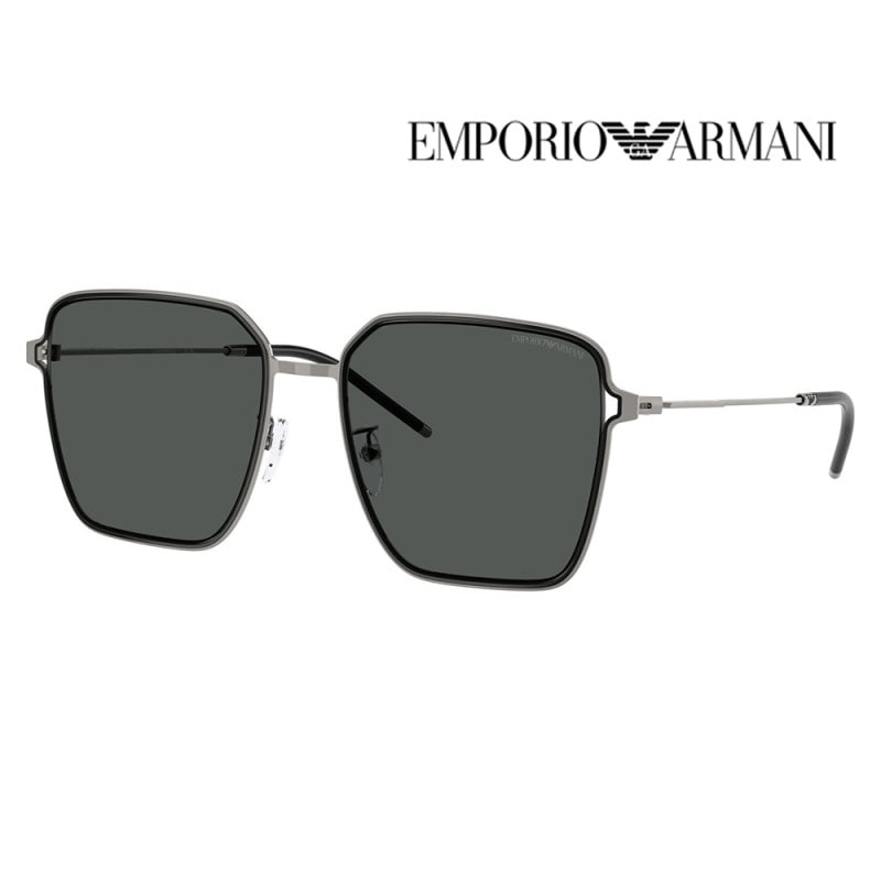 EA2159D 301487 57 EMPORIO ARMANI エンポリオアルマーニ サングラス スクエア アジアンフィット メンズ 　