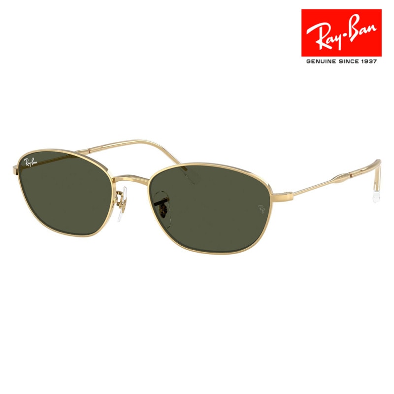 RB3749 001/31 58 Ray-Ban オーバル ワイヤー メタル レディース