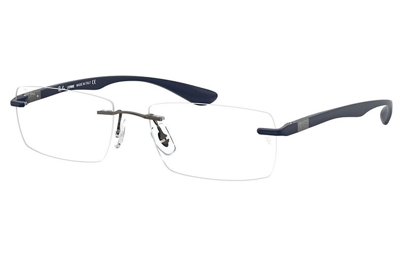RX8724 1217 54 Ray-Ban レイバン ツーポイント チタニウム スクエア
